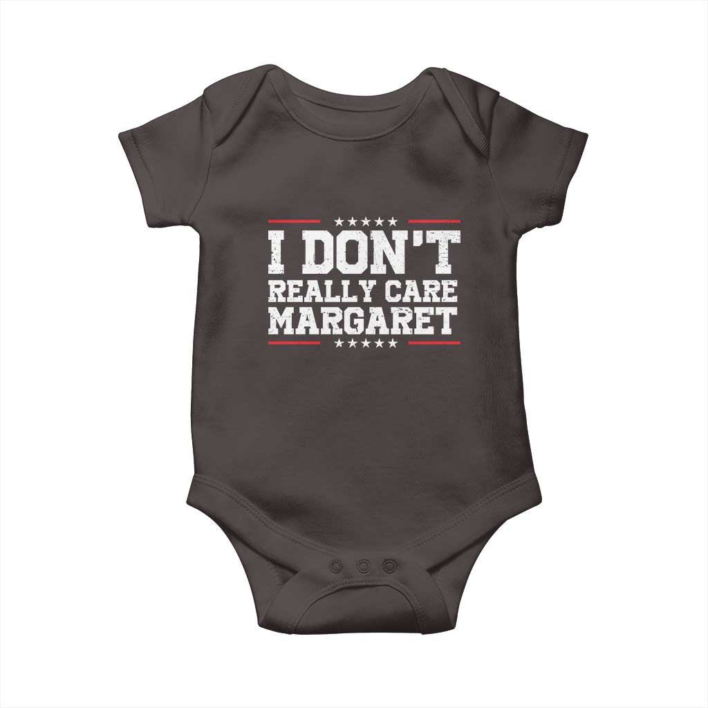 I Don't Really Care Margaret Vice President Jd Vance Baby Onesie Trending Republican