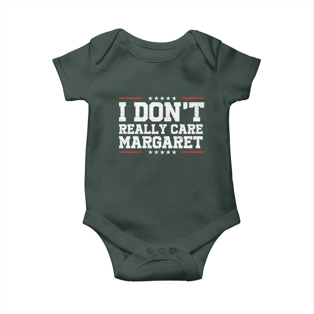 I Don't Really Care Margaret Vice President Jd Vance Baby Onesie Trending Republican