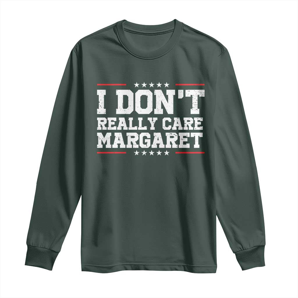 I Don't Really Care Margaret Vice President Jd Vance Long Sleeve Shirt Trending Republican