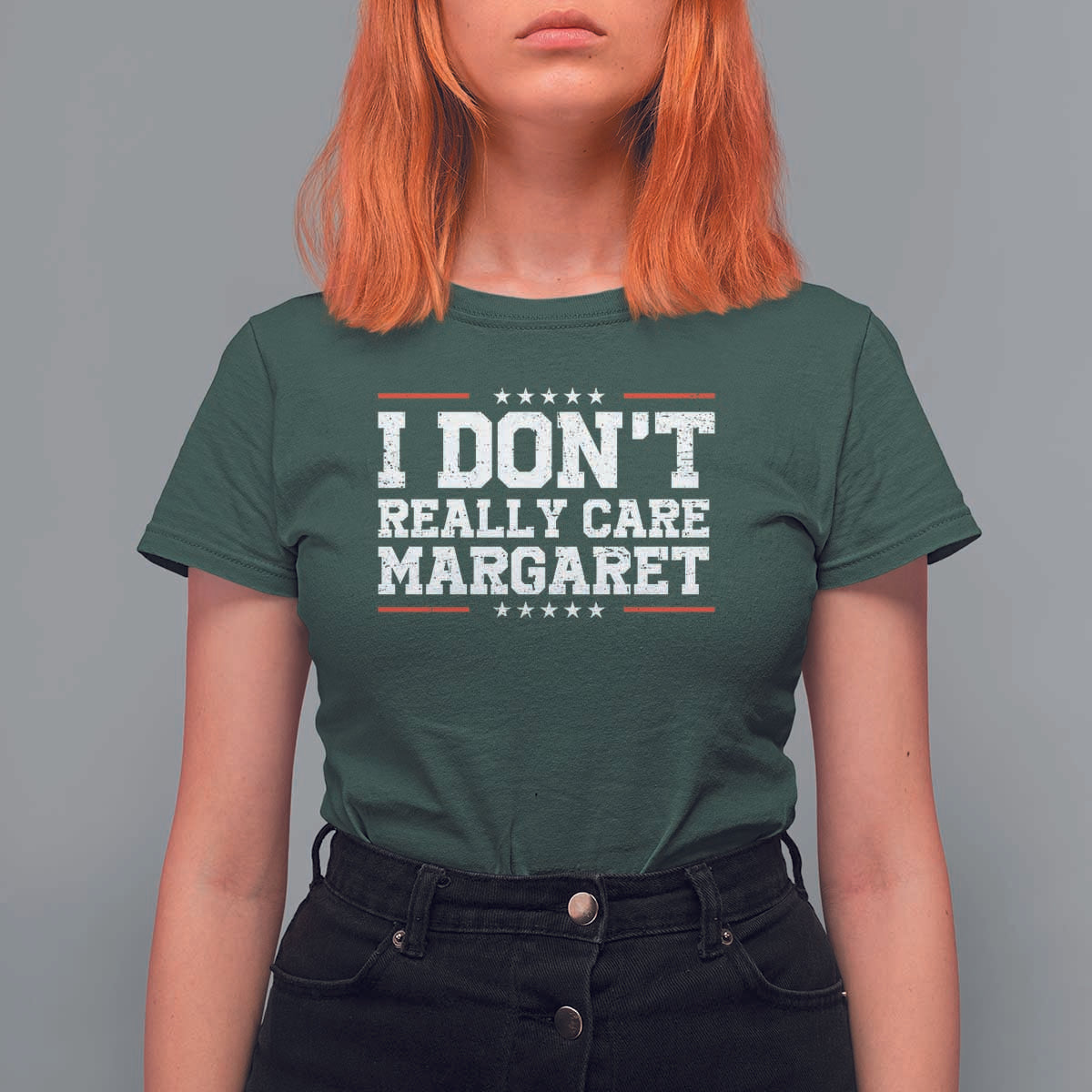I Don't Really Care Margaret Vice President Jd Vance T Shirt For Women Trending Republican