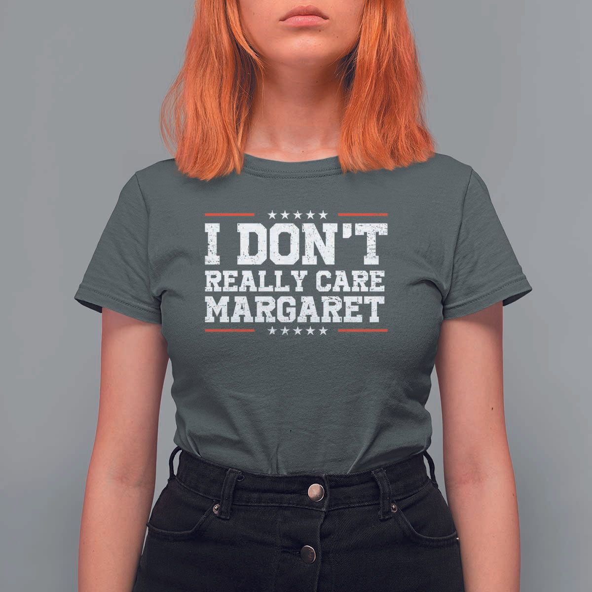 I Don't Really Care Margaret Vice President Jd Vance T Shirt For Women Trending Republican