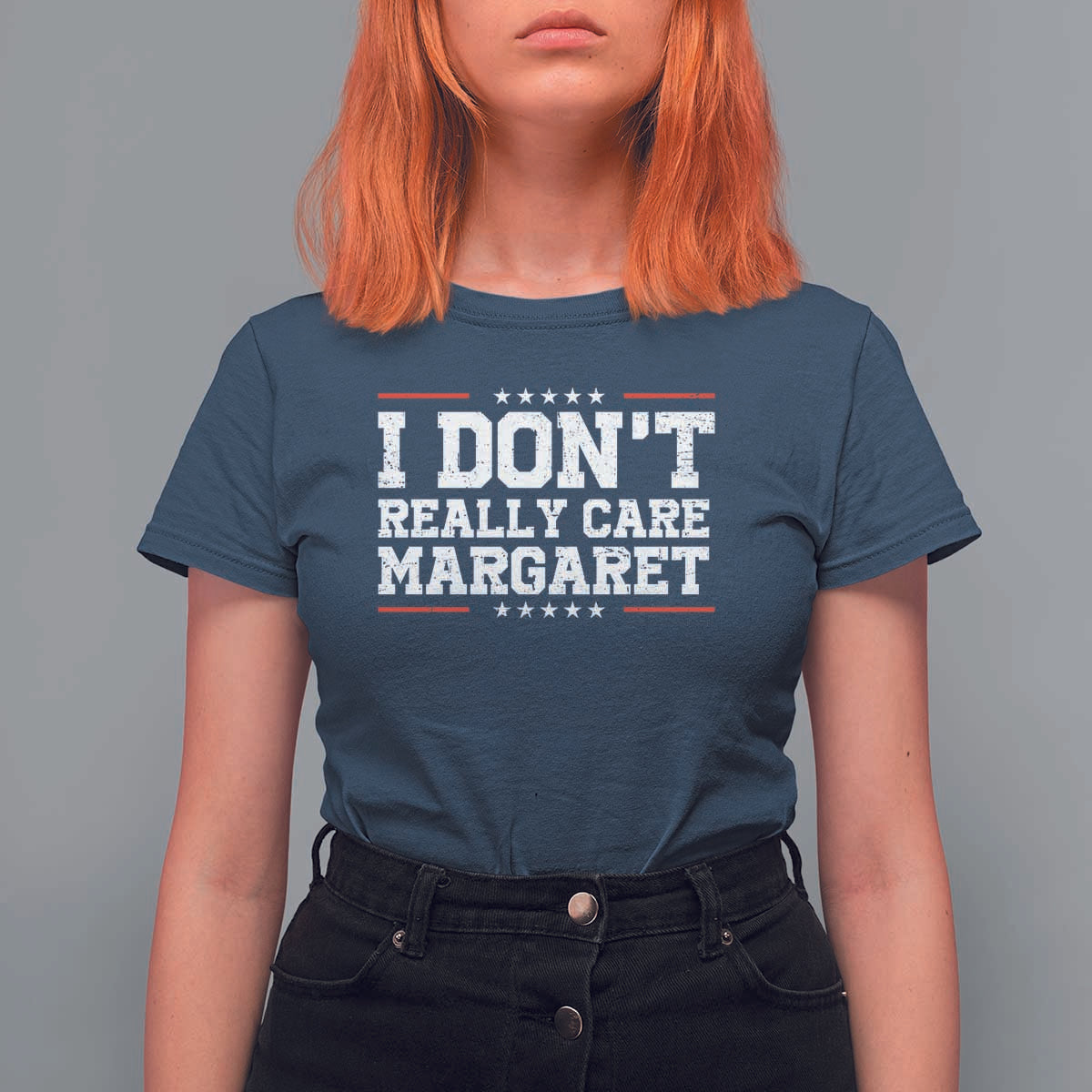 I Don't Really Care Margaret Vice President Jd Vance T Shirt For Women Trending Republican