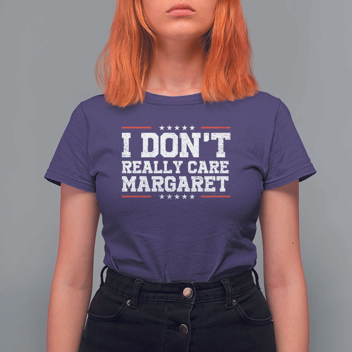 I Don't Really Care Margaret Vice President Jd Vance T Shirt For Women Trending Republican