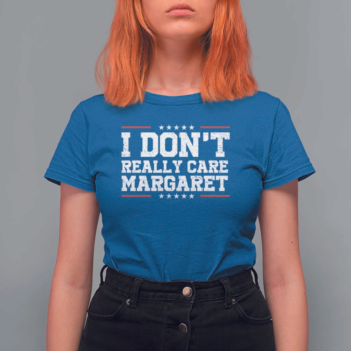 I Don't Really Care Margaret Vice President Jd Vance T Shirt For Women Trending Republican