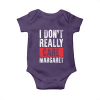 I Don't Really Care Margaret Vice President Jd Vance Meme Baby Onesie