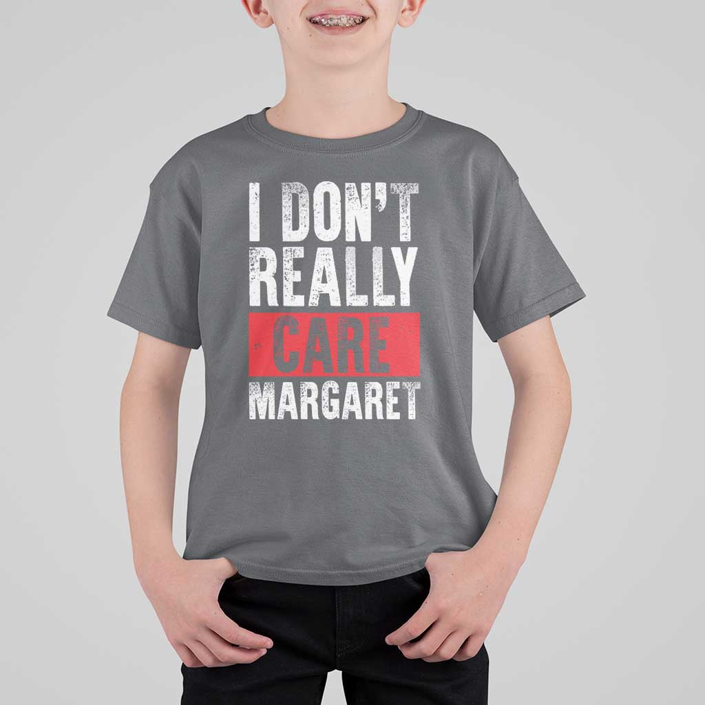 I Don't Really Care Margaret Vice President Jd Vance Meme T Shirt For Kid