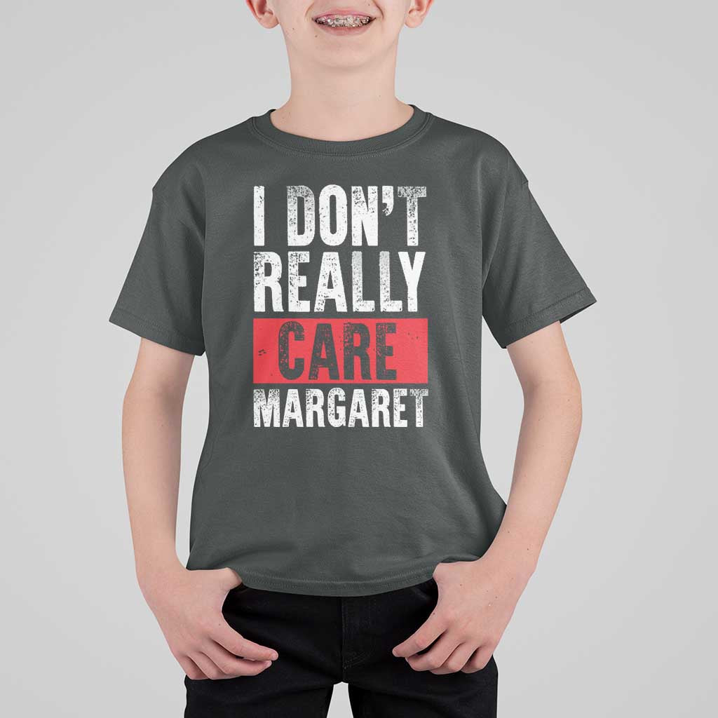 I Don't Really Care Margaret Vice President Jd Vance Meme T Shirt For Kid