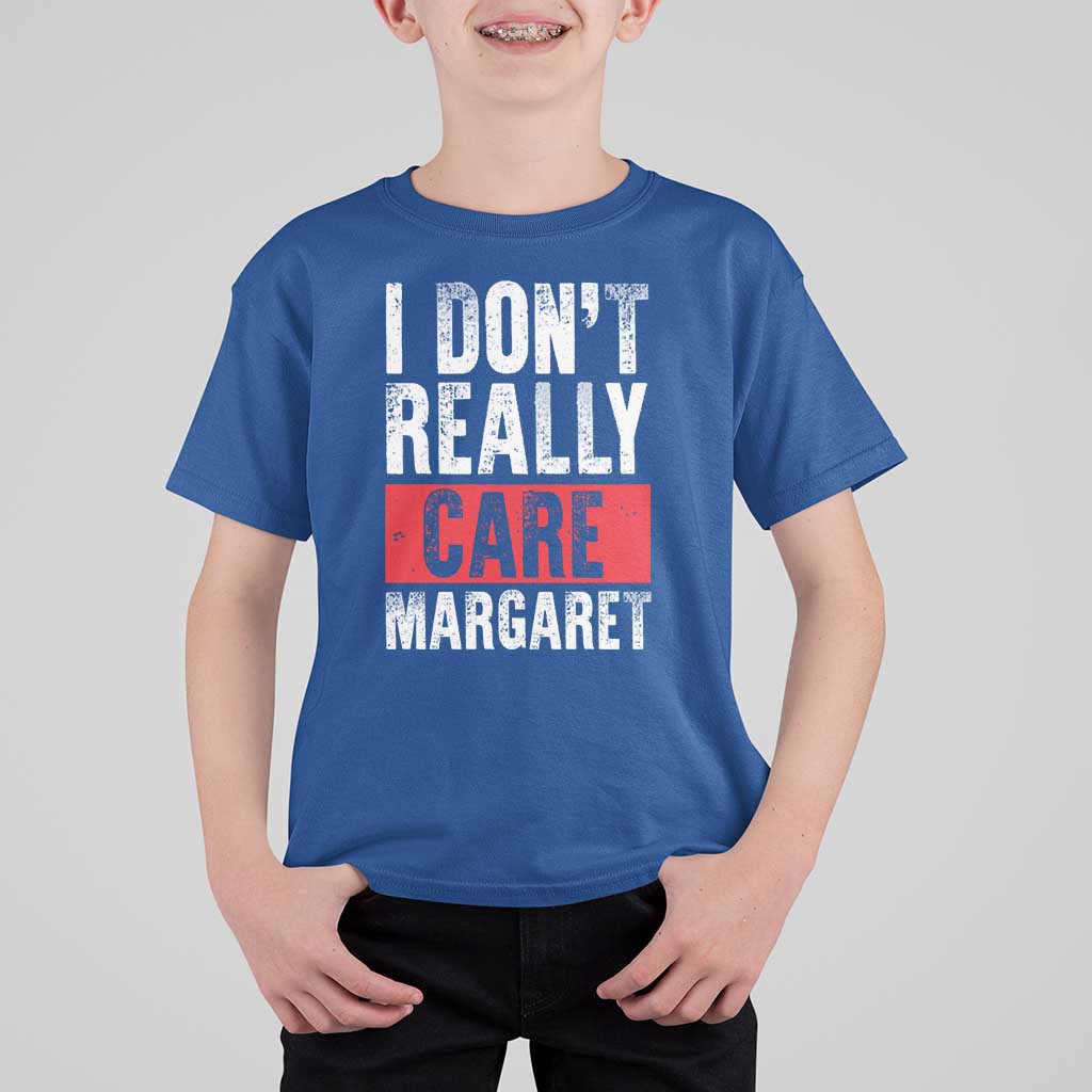 I Don't Really Care Margaret Vice President Jd Vance Meme T Shirt For Kid