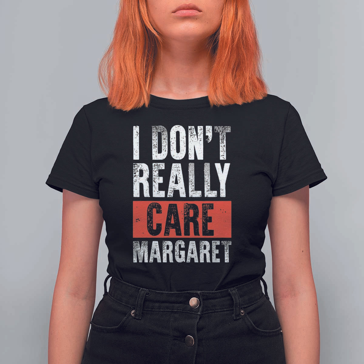 I Don't Really Care Margaret Vice President Jd Vance Meme T Shirt For Women