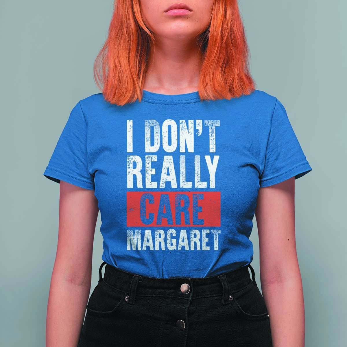 I Don't Really Care Margaret Vice President Jd Vance Meme T Shirt For Women