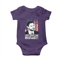 I Don't Really Care Margaret Jd Vance Baby Onesie Vice President American Flag
