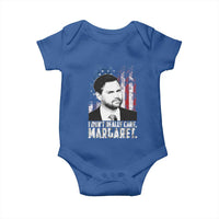I Don't Really Care Margaret Jd Vance Baby Onesie Vice President American Flag