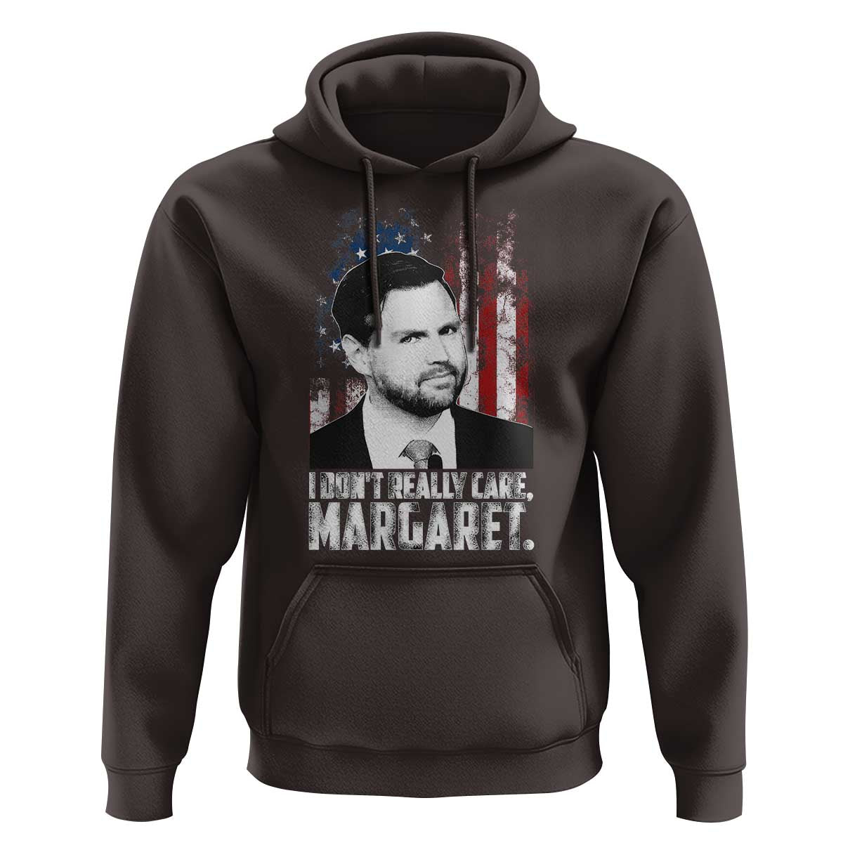 I Don't Really Care Margaret Jd Vance Hoodie Vice President American Flag
