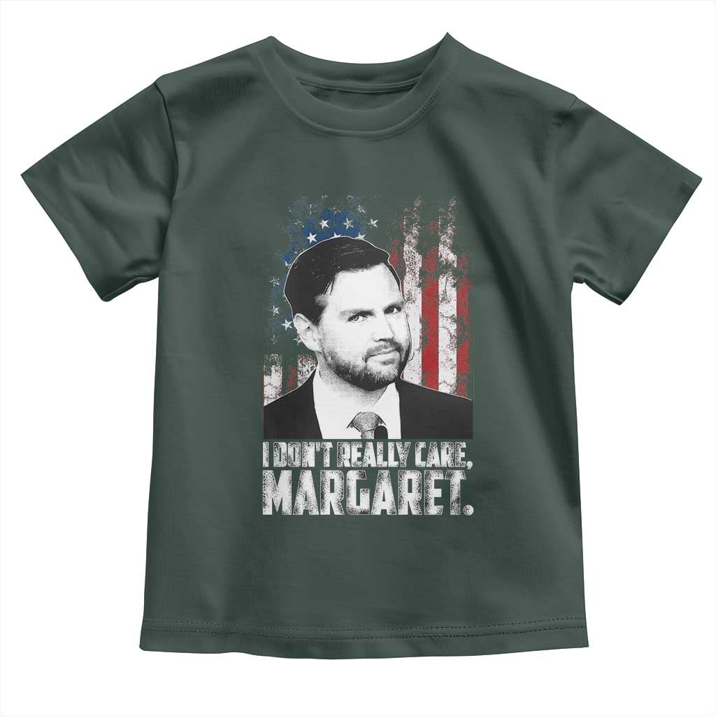 I Don't Really Care Margaret Jd Vance Toddler T Shirt Vice President American Flag
