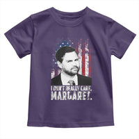 I Don't Really Care Margaret Jd Vance Toddler T Shirt Vice President American Flag
