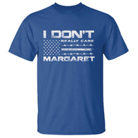 I Don't Really Care Margaret VP Jd Vance T Shirt American Flag