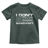I Don't Really Care Margaret VP Jd Vance Toddler T Shirt American Flag