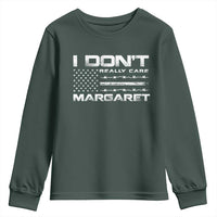 I Don't Really Care Margaret VP Jd Vance Youth Sweatshirt American Flag