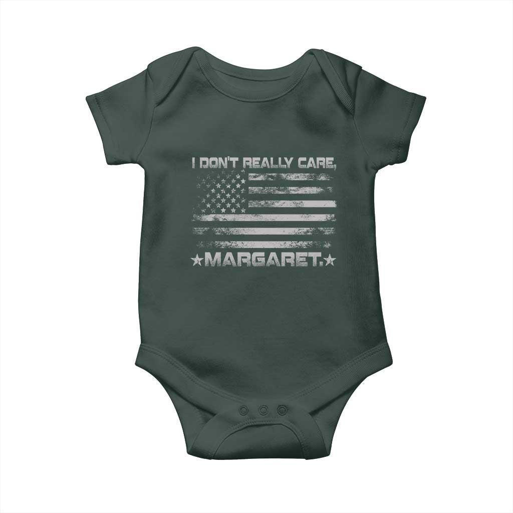 I Don't Really Care Margaret Jd Vance Baby Onesie VP USA Flag