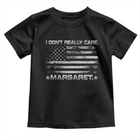 I Don't Really Care Margaret Jd Vance Toddler T Shirt VP USA Flag