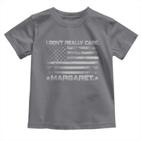 I Don't Really Care Margaret Jd Vance Toddler T Shirt VP USA Flag