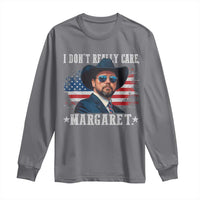 I Don't Really Care Margaret Vice President Jd Vance Cowboy Long Sleeve Shirt