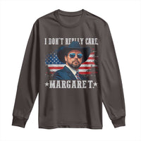 I Don't Really Care Margaret Vice President Jd Vance Cowboy Long Sleeve Shirt