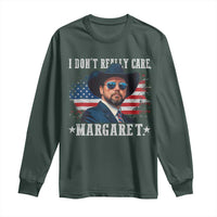I Don't Really Care Margaret Vice President Jd Vance Cowboy Long Sleeve Shirt