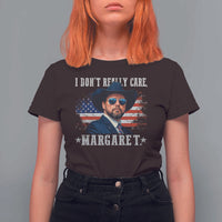 I Don't Really Care Margaret Vice President Jd Vance Cowboy T Shirt For Women