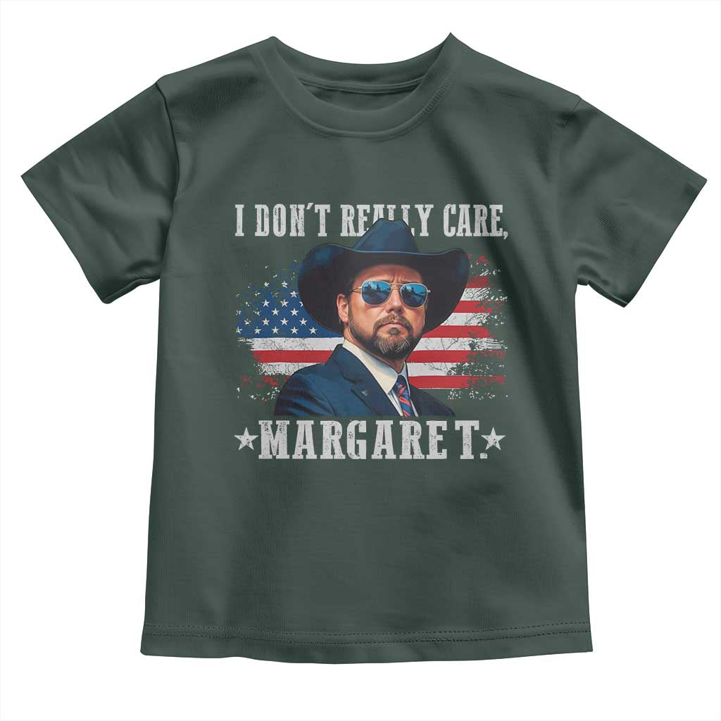 I Don't Really Care Margaret Vice President Jd Vance Cowboy Toddler T Shirt