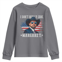I Don't Really Care Margaret Vice President Jd Vance Cowboy Youth Sweatshirt