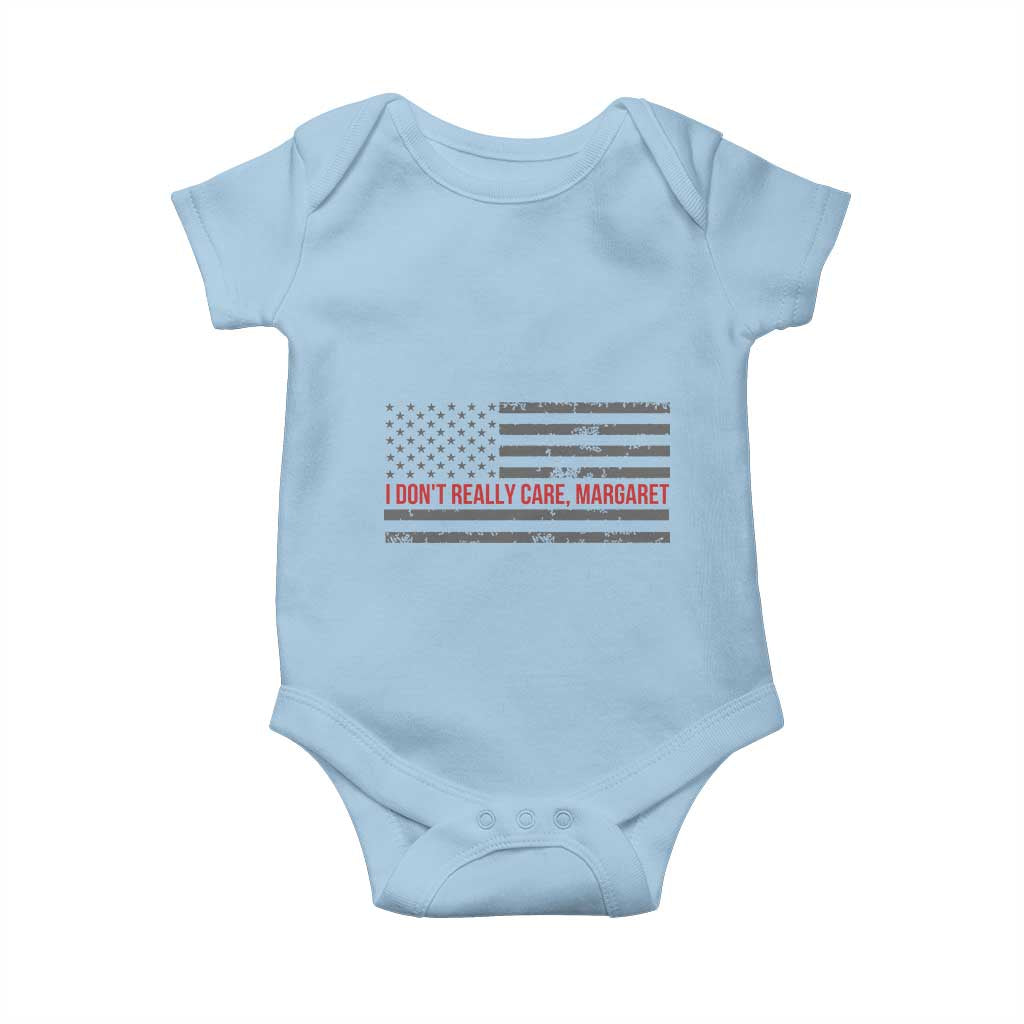 I Don't Really Care Margaret Jd Vance Meme Baby Onesie