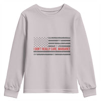 I Don't Really Care Margaret Jd Vance Meme Youth Sweatshirt