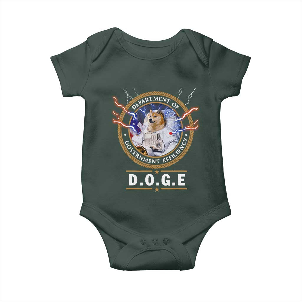 DOGE Department of Government Efficiency Baby Onesie Crypto Meme