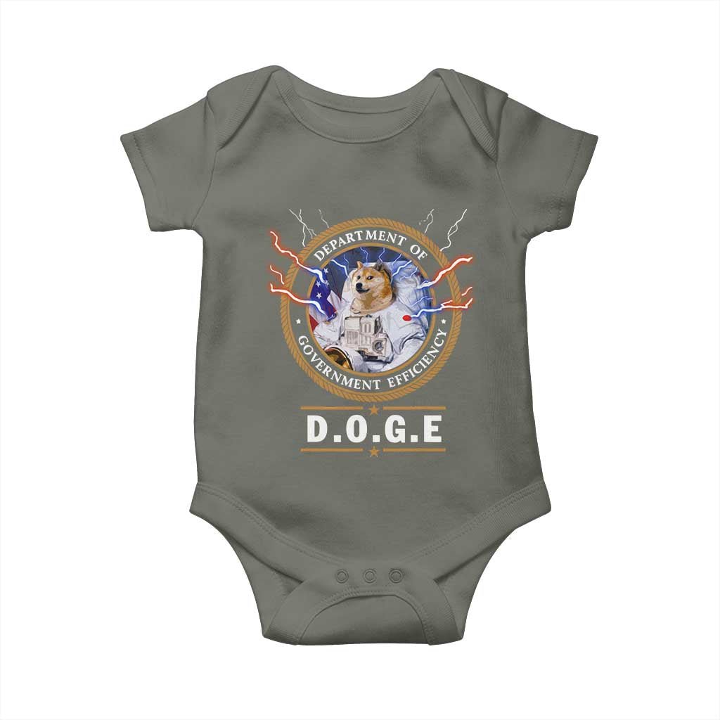 DOGE Department of Government Efficiency Baby Onesie Crypto Meme