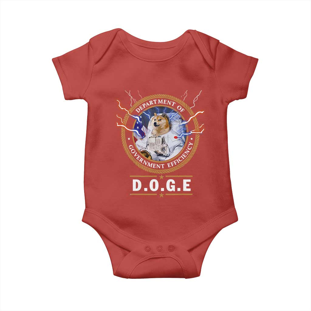 DOGE Department of Government Efficiency Baby Onesie Crypto Meme