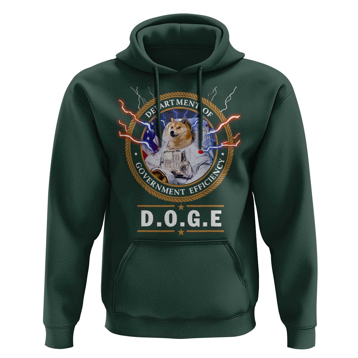 DOGE Department of Government Efficiency Hoodie Crypto Meme