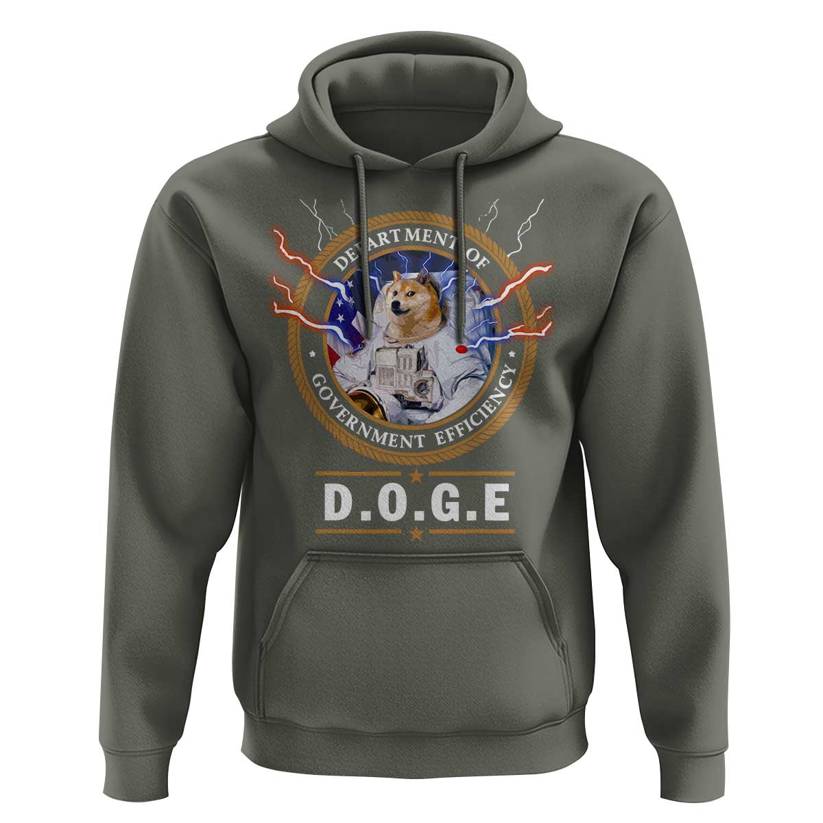 DOGE Department of Government Efficiency Hoodie Crypto Meme