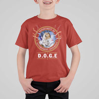 DOGE Department of Government Efficiency T Shirt For Kid Crypto Meme