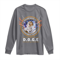 DOGE Department of Government Efficiency Long Sleeve Shirt Crypto Meme