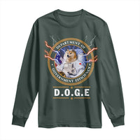 DOGE Department of Government Efficiency Long Sleeve Shirt Crypto Meme