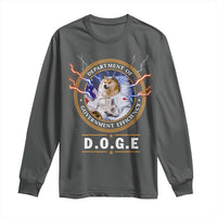 DOGE Department of Government Efficiency Long Sleeve Shirt Crypto Meme