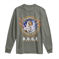 DOGE Department of Government Efficiency Long Sleeve Shirt Crypto Meme