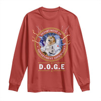 DOGE Department of Government Efficiency Long Sleeve Shirt Crypto Meme