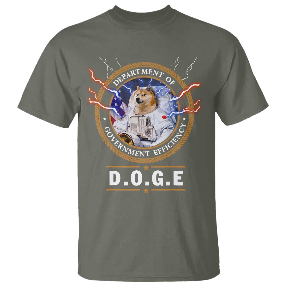 DOGE Department of Government Efficiency T Shirt Crypto Meme