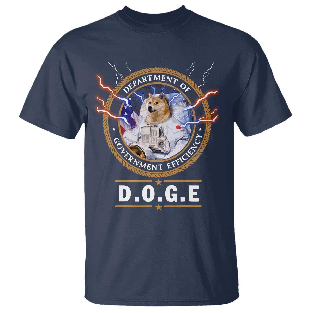 DOGE Department of Government Efficiency T Shirt Crypto Meme