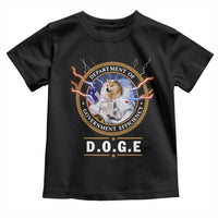DOGE Department of Government Efficiency Toddler T Shirt Crypto Meme