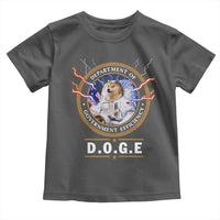 DOGE Department of Government Efficiency Toddler T Shirt Crypto Meme