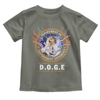 DOGE Department of Government Efficiency Toddler T Shirt Crypto Meme