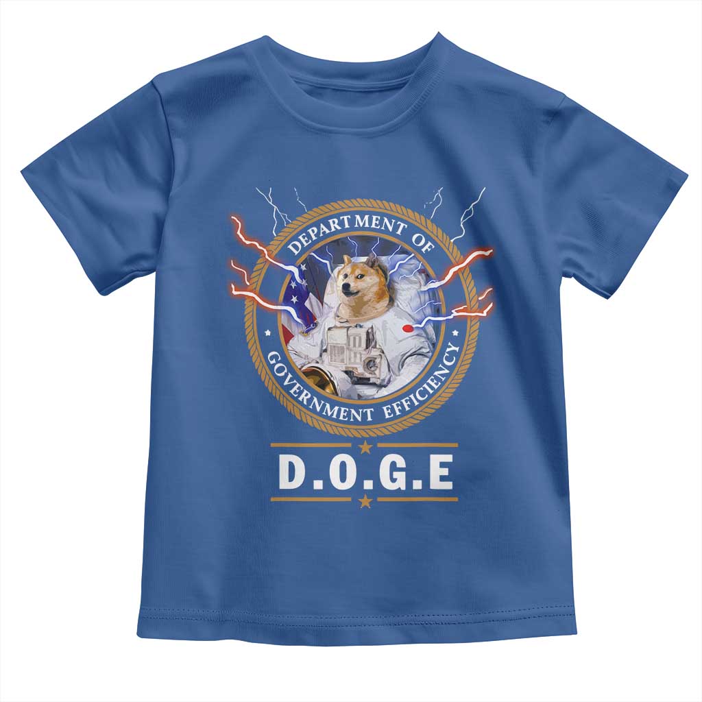 DOGE Department of Government Efficiency Toddler T Shirt Crypto Meme